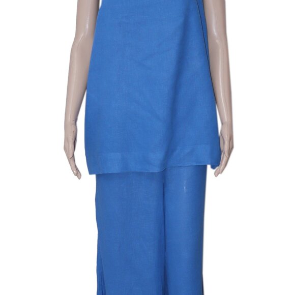 Free People Blue Straight Leg Jumpsuit - Picture 3 of 6